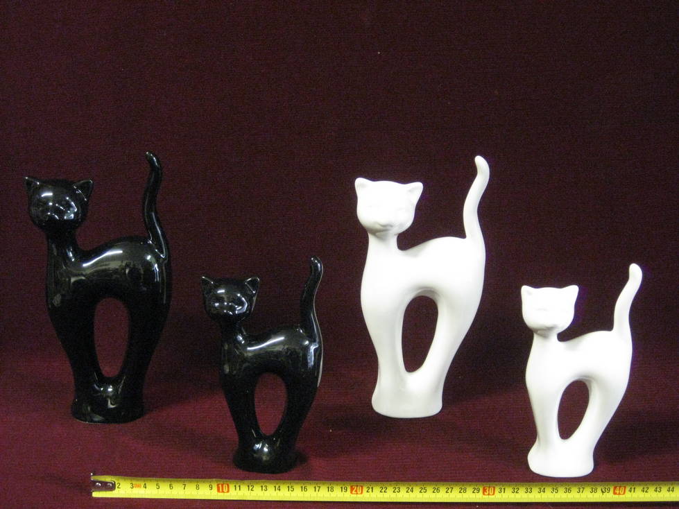 Katinas keramikinis suvenyras